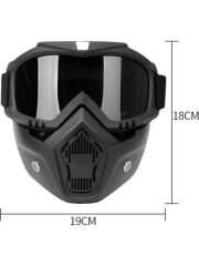 JET KASK MASKESİ SİYAH