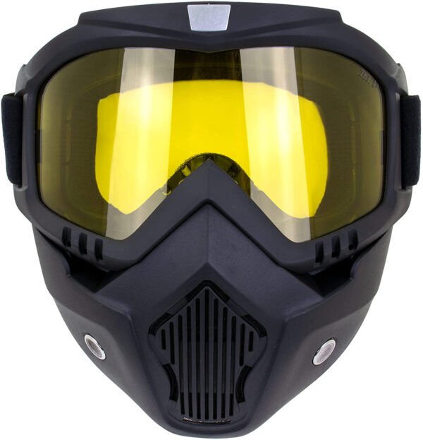 JET KASK MASKESİ SARI