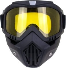 JET KASK MASKESİ SARI