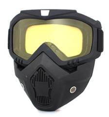 JET KASK MASKESİ SARI