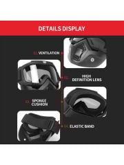 JET KASK MASKESİ ŞEFFAF