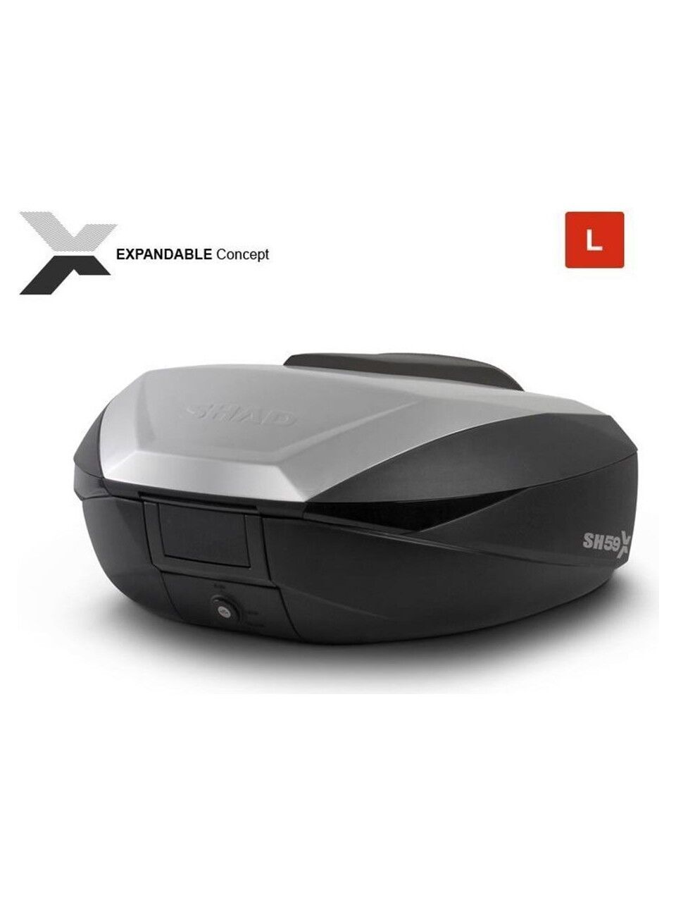 SHAD SH-59X ARKA ÇANTA 46-52-58 LİTRE KAPASİTELİ (ALÜMİNYUM KAPAK)