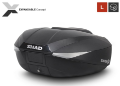 SHAD SH-58X ARKA ÇANTA 46-52-58 LİTRE KAPASİTELİ (CARBON KAPAK)