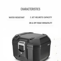 SHAD TR-41 BLACK ARKA ÇANTA 41 LİTRE