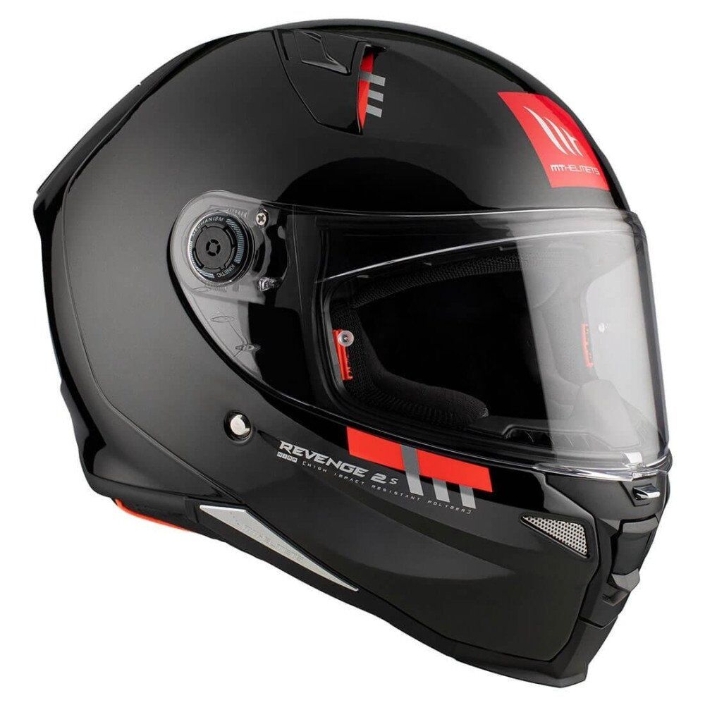 MT FULL FACE KASK FF110B REVENGE 2 S SOLİD A12 PARLAK (S)