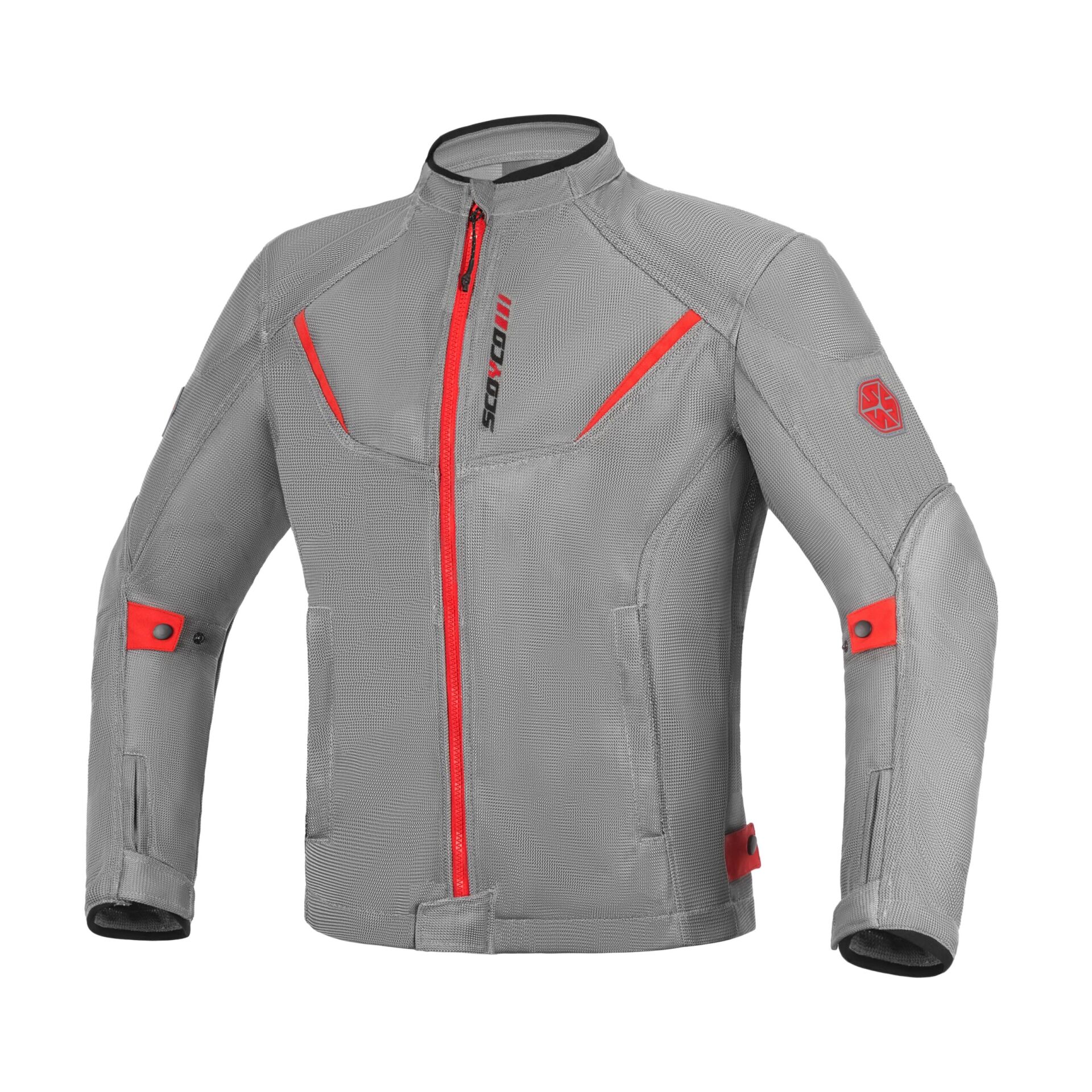 SCOYCO JK194 YAZLIK FİLELİ MONT SİLVER (2XL)