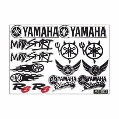 A5 STİCKER 002 TEK PAKET ÇOKLU STİCKER (YAMAHA)