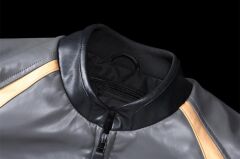 SCOYCO JK187 4 MEVSİM DERİ MONT BLACK-GOLD (2XL)