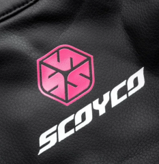 SCOYCO JK153W BAYAN 4 MEVSİM MONT DERİ KUMAŞ BLACK PİNK (L)