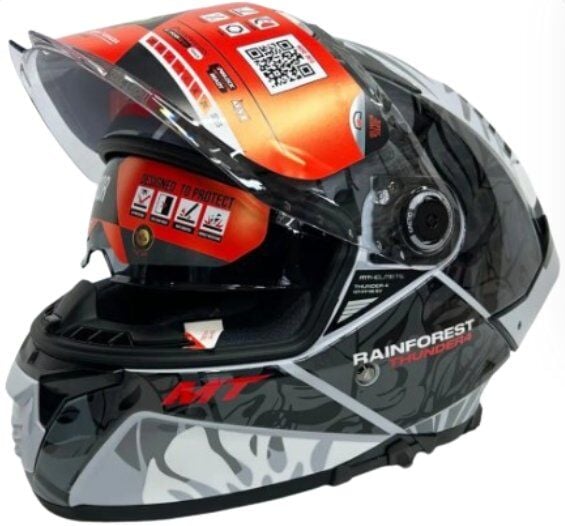 MT FULL FACE GÜNEŞ VİZÖRLÜ KASK FF118SV THUNDER 4 SV RAİNFORES T C2 PARLAK (M)
