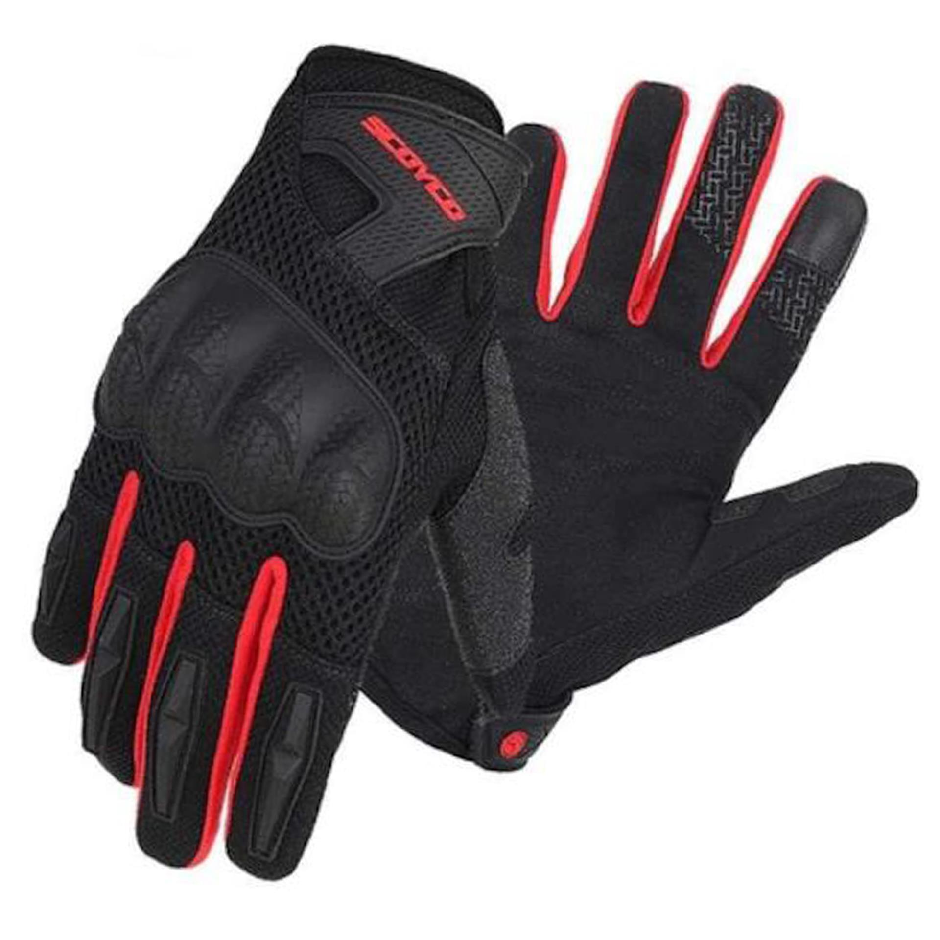 SCOYCO MC58 YAZLIK KORUMALI ELDİVEN RED (L)