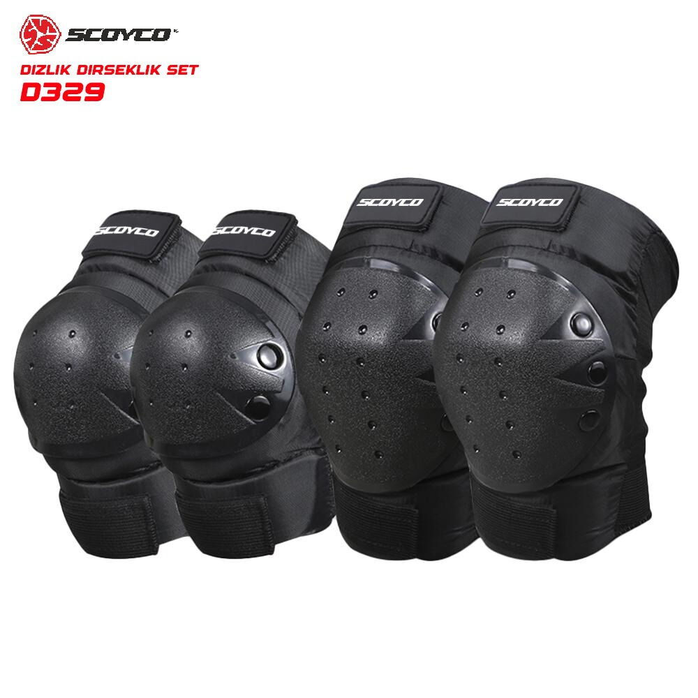 SCOYCO D329 DİZLİK+DİRSEKLİK KORUMA