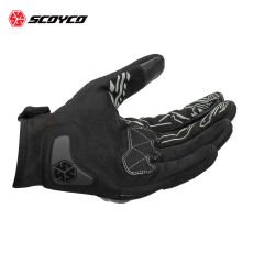 SCOYCO MC122 KARBON FİBER KORUMALI ELDİVEN BLACK (L)