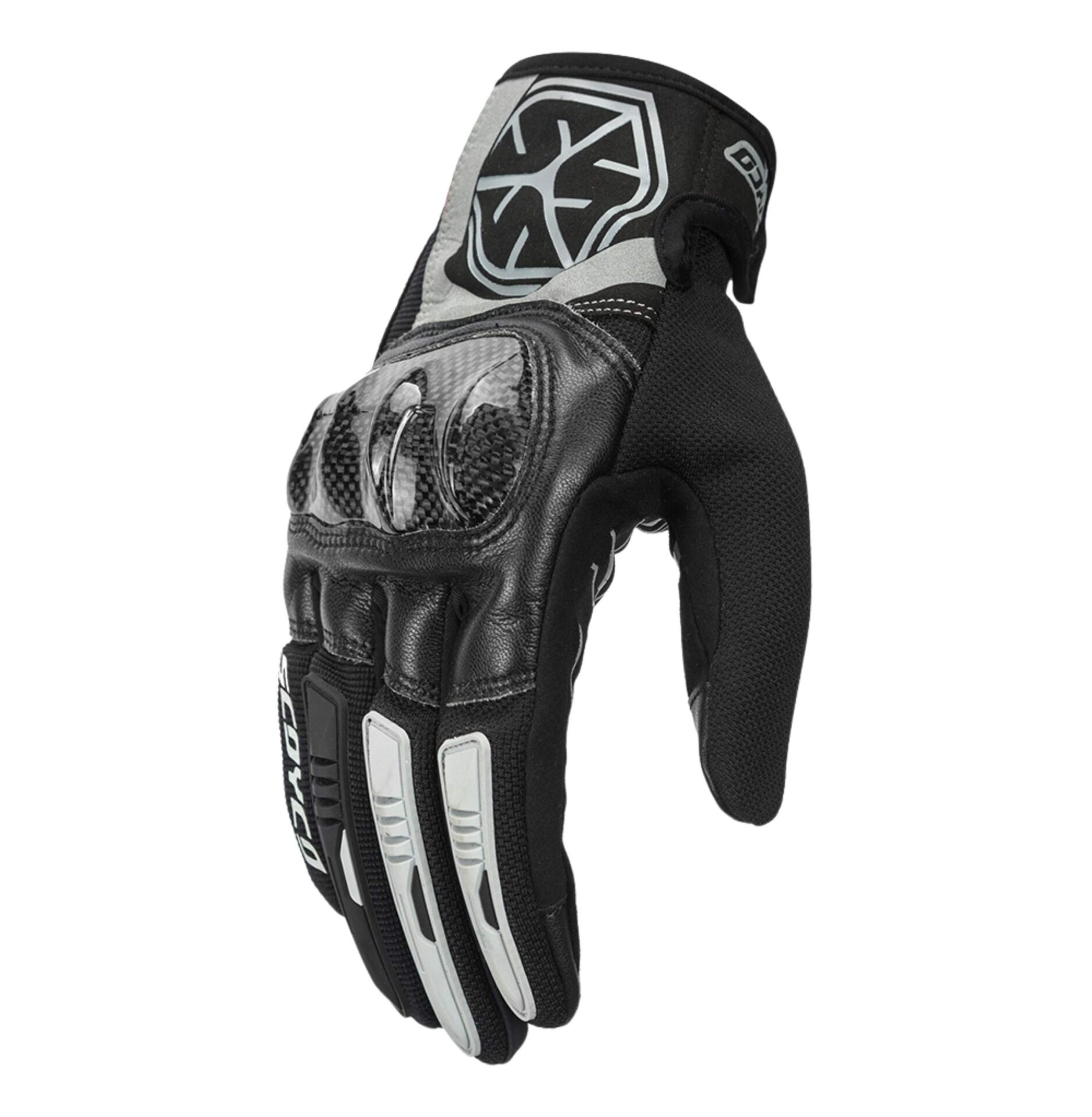 SCOYCO MC122 KARBON FİBER KORUMALI ELDİVEN BLACK (XL)