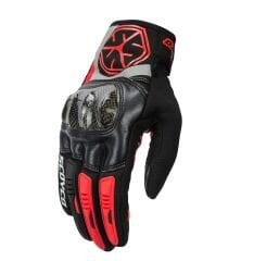 SCOYCO MC122 KARBON FİBER KORUMALI ELDİVEN RED (XL)
