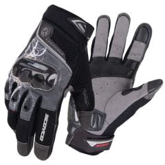 SCOYCO MC47 FULL KARBON KORUMALI ELDİVEN BLACK GREY (XL)