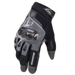 SCOYCO MC47 FULL KARBON KORUMALI ELDİVEN BLACK GREY (XL)