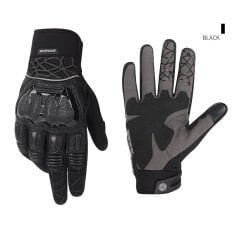 SCOYCO MC103 DERİ VE MİCRO FİBER KORUMALI ELDİVEN BLACK (XL)