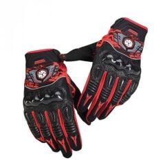 SCOYCO MX49 FULL KARBON KORUMALI ELDİVEN REFLEKTÖRLÜ (L)