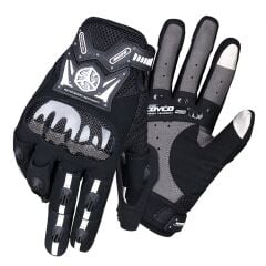 SCOYCO MC20 FULL KARBON KORUMALI ELDİVEN REFLEKTÖRLÜ BLACK (M)