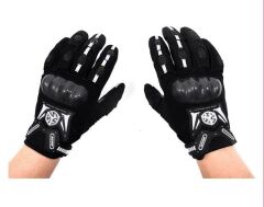 SCOYCO MC20 FULL KARBON KORUMALI ELDİVEN REFLEKTÖRLÜ BLACK (M)