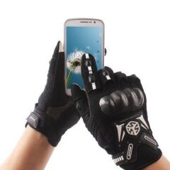 SCOYCO MC20 FULL KARBON KORUMALI ELDİVEN REFLEKTÖRLÜ BLACK (XL)