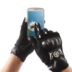 SCOYCO MC20 FULL KARBON KORUMALI ELDİVEN REFLEKTÖRLÜ BLACK (2XL)