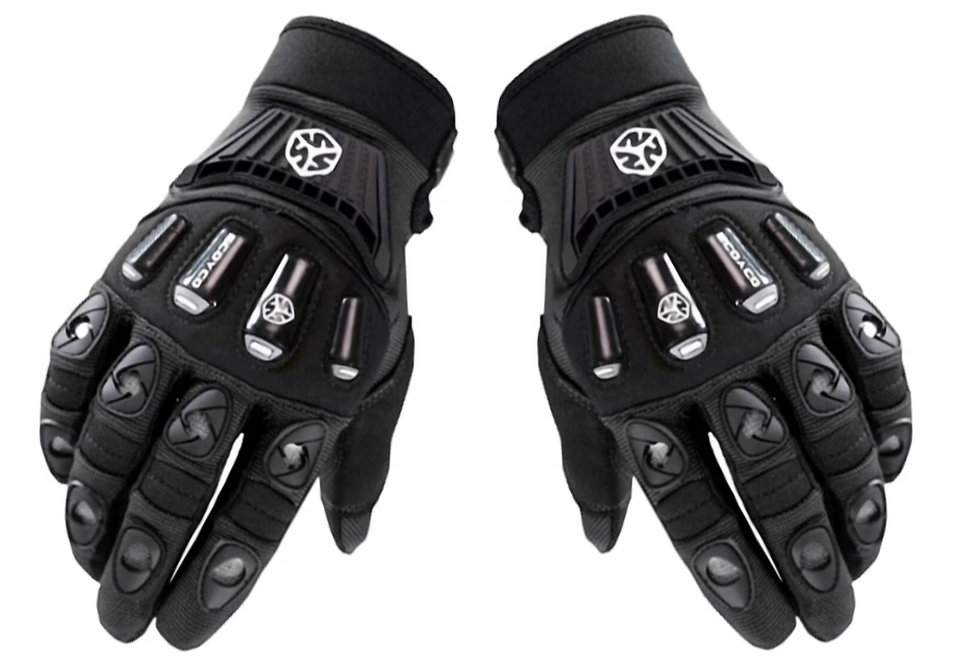 SCOYCO MX14 FULL KARBON KORUMALI ELDİVEN BLACK (M)