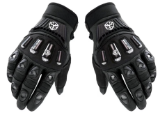 SCOYCO MX14 FULL KARBON KORUMALI ELDİVEN BLACK (M)