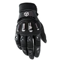 SCOYCO MX14 FULL KARBON KORUMALI ELDİVEN BLACK (L)
