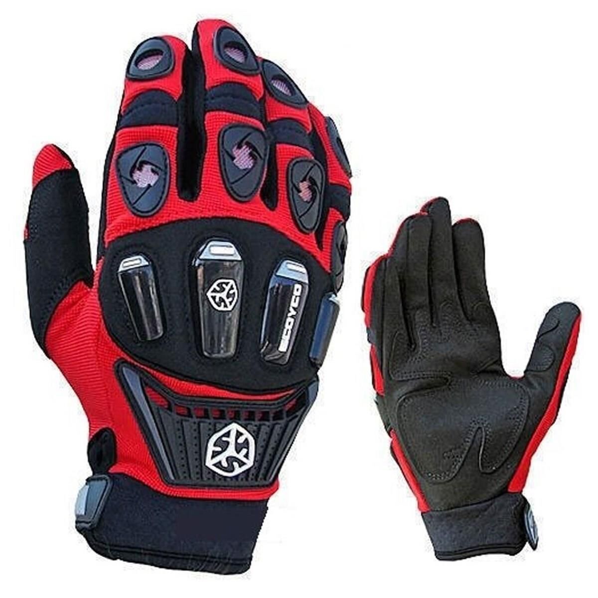 SCOYCO MX14 FULL KARBON KORUMALI ELDİVEN RED (S)