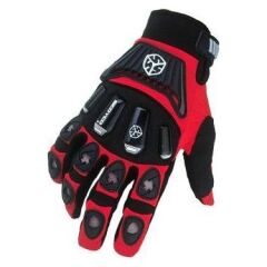 SCOYCO MX14 FULL KARBON KORUMALI ELDİVEN RED (S)
