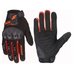 SCOYCO MC148 FULL KORUMALI ELDİVEN NEON RED (2XL)