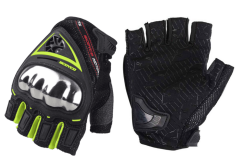 SCOYCO MC44D NİKEL FULL KORUMALI YARIM ELDİVEN NEON GREEN (XL)