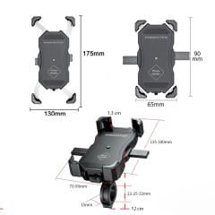 KNMASTER TT-450 TİTREŞİM ENGELLEYİCİ ÜNİVERSAL TELEFON TUTUCU