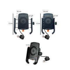 KNMASTER TT-600WU ÜNİVERSAL KABLOSUZ VE USB Lİ ŞARJLI TELEFON TUTUCU