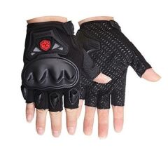 SCOYCO MC29D FULL KORUMALI YARIM ELDİVEN BLACK (M)
