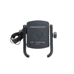 KNMASTER TT-650WU TİTREŞİM ENGELLEYİCİ USB'Lİ ÜNİVERSAL TELEFON TUTUCU