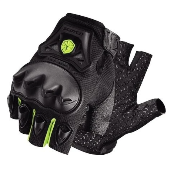 SCOYCO MC29D FULL KORUMALI YARIM ELDİVEN NEON GREEN (S)