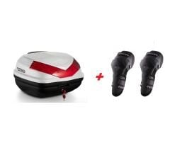 WOGEN WG50 ARKA ÇANTA 50 L SIRT DAYAMALI PREMİUM (BEYAZ) + KARBON DİZLİK HEDİYELİ