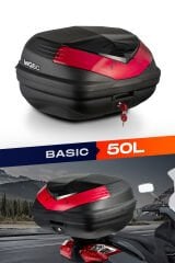 WOGEN WG50 ARKA ÇANTA 50 L BASİC (SİYAH) + KARBON DİZLİK HEDİYELİ