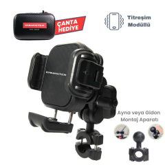 KNMASTER TT-870 GİDON VE AYNA BAĞLANTILI TİTREŞİM ÖNLEYİCİ TELEFON TUTUCU