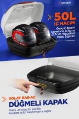 WOGEN WG50 ARKA ÇANTA 50 L BASİC (BEYAZ) + BACAK ÇANTASI HEDİYE