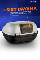 WOGEN WG50 ARKA ÇANTA 50 L SIRT DAYAMALI PREMİUM (BEYAZ) + BACAK ÇANTASI HEDİYE