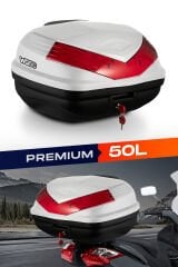 WOGEN WG50 ARKA ÇANTA 50 L SIRT DAYAMALI PREMİUM (BEYAZ) + BACAK ÇANTASI HEDİYE