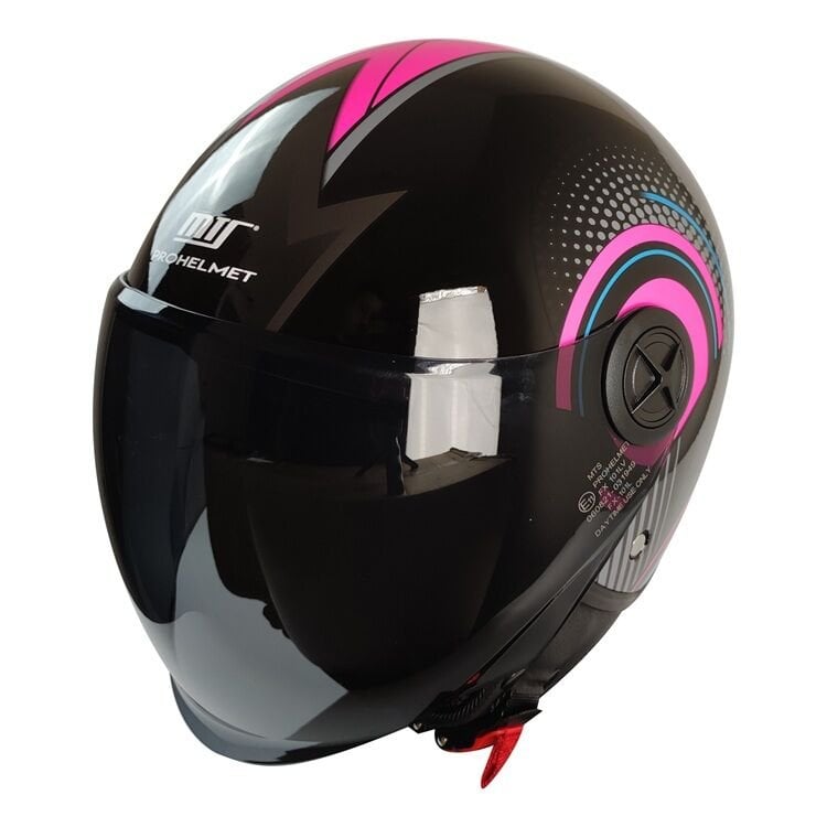 MTS FX-101 YARIM KASK PİNK WOMEN (M)