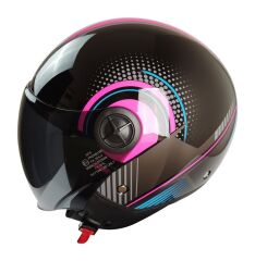 MTS FX-101 YARIM KASK PİNK WOMEN (S)