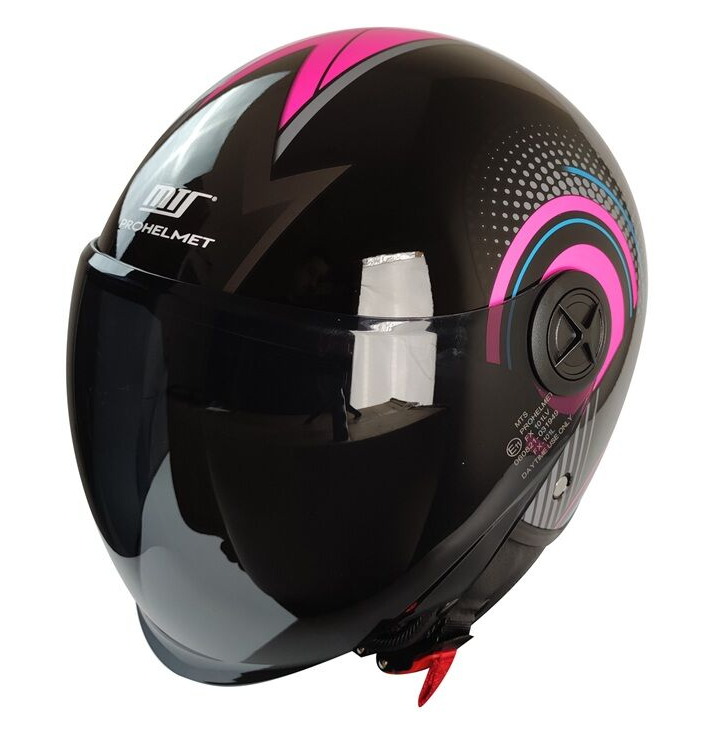 MTS FX-101 YARIM KASK PİNK WOMEN (XS)