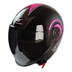 MTS FX-101 YARIM KASK PİNK WOMEN (XS)