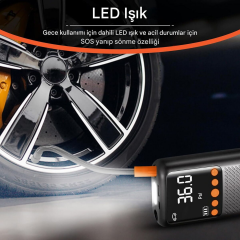 MTS CZK-5621 ŞARJLI LASTİK ŞİŞİRME CİHAZI (HAVA POMPASI)